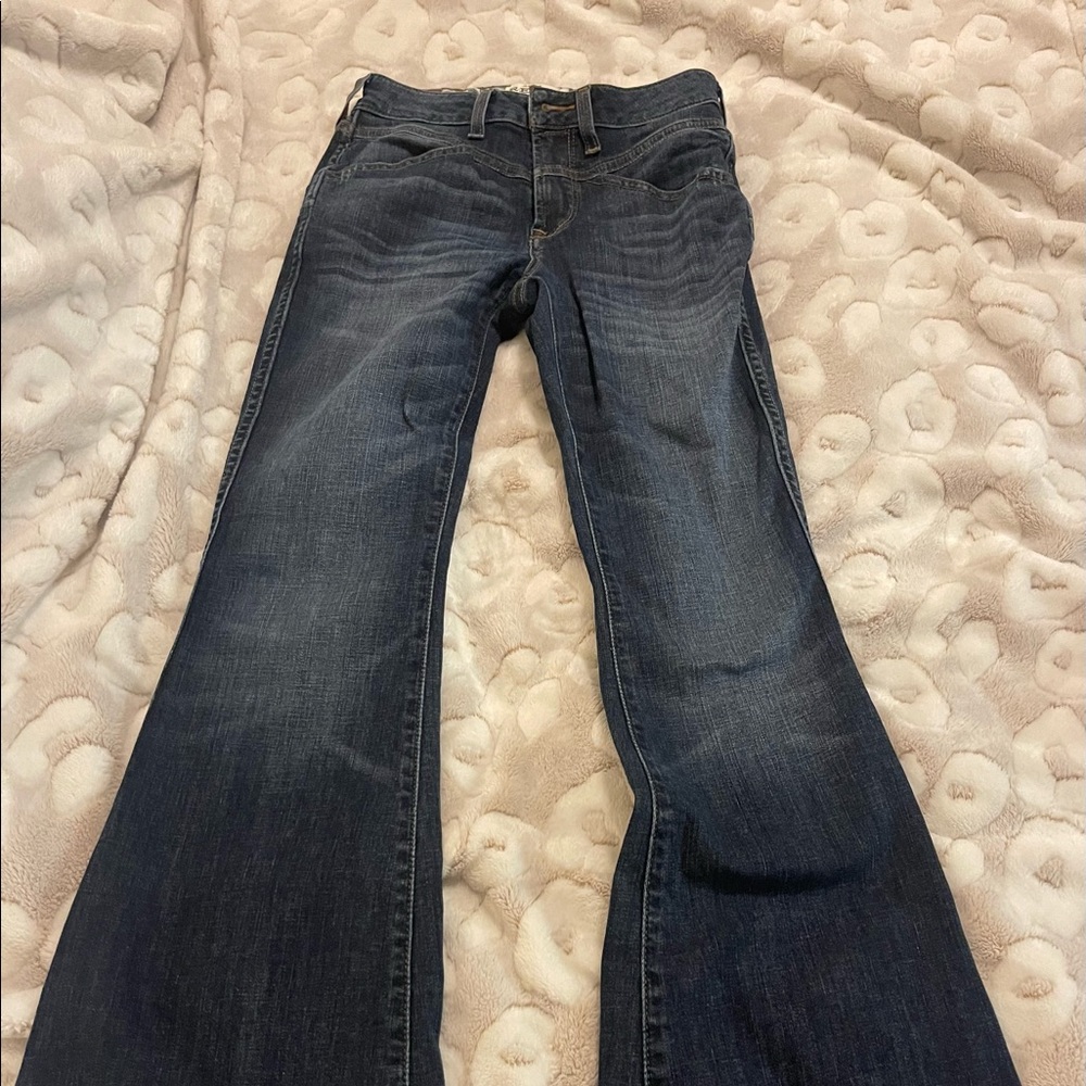 High rise flare jeans